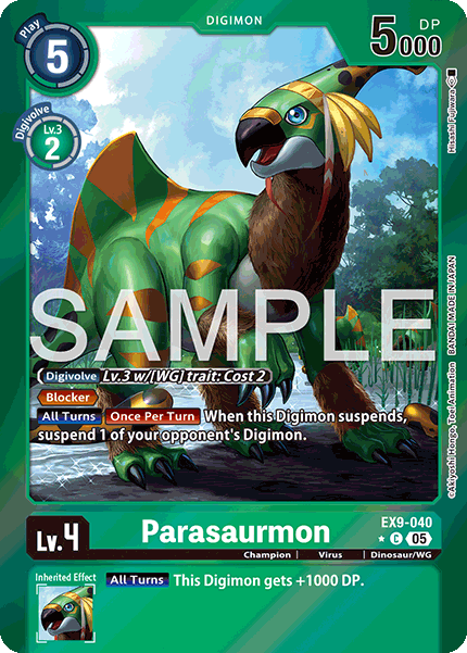 Parasaurmon, EX9-040-p1