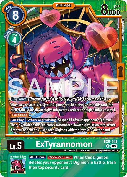 ExTyrannomon, EX9-041