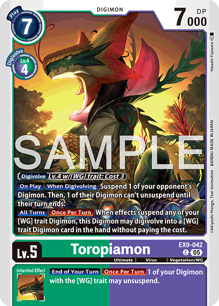 Toropiamon, EX9-042