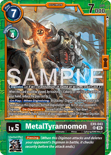 MetalTyrannomon, EX9-043