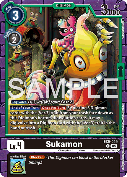 Sukamon, EX9-049