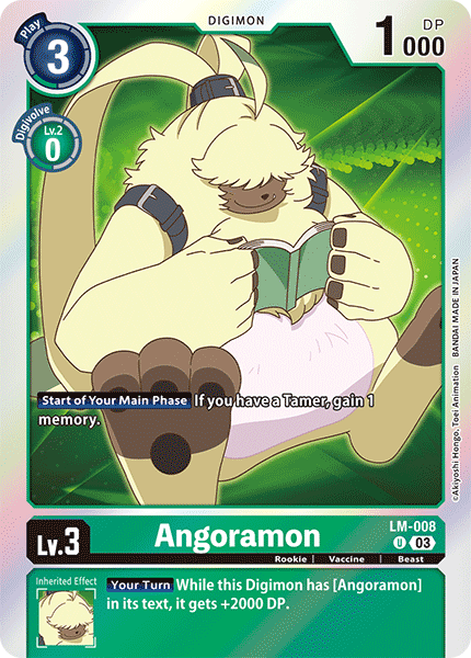 Angoramon, LM-008