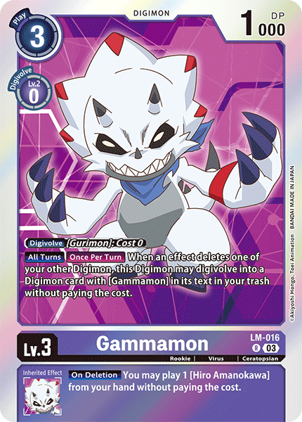 Gammamon, LM-016
