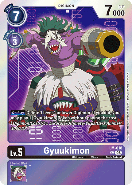 Gyuukimon, LM-018
