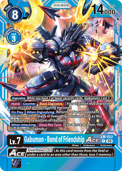 Gabumon - Bond of Friendship ACE, LM-022