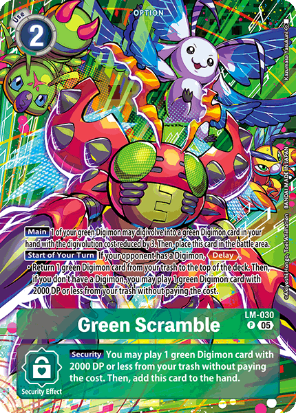 Green Scramble, LM-030-p1