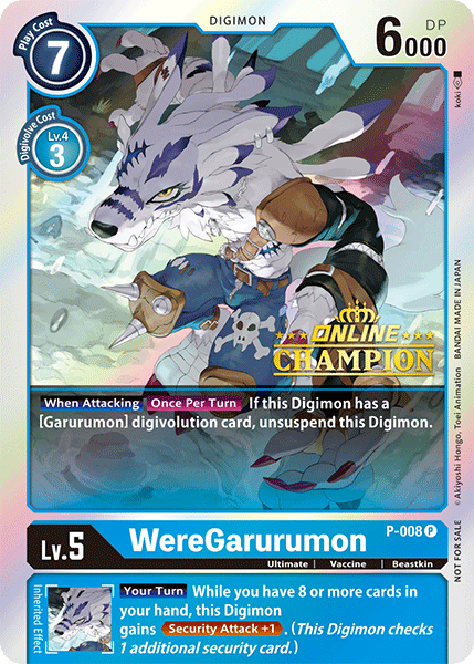 WereGarurumon, P-008-p3