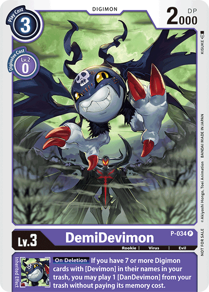 DemiDevimon, P-034