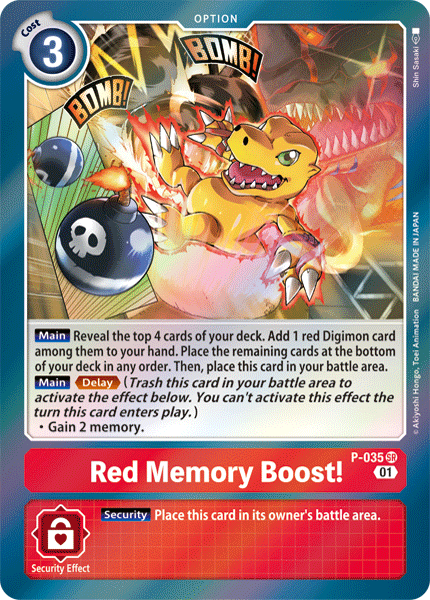 Red Memory Boost!, P-035
