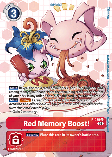 Red Memory Boost!, P-035-p1