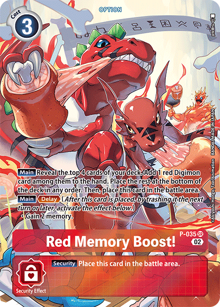 Red Memory Boost!, P-035-p2