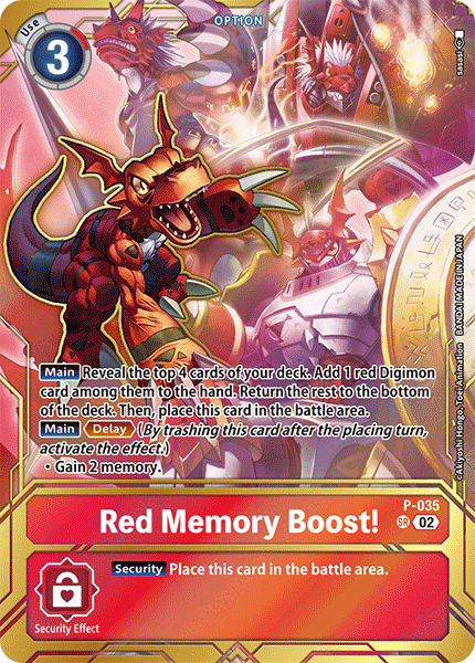 Red Memory Boost!, P-035-p5