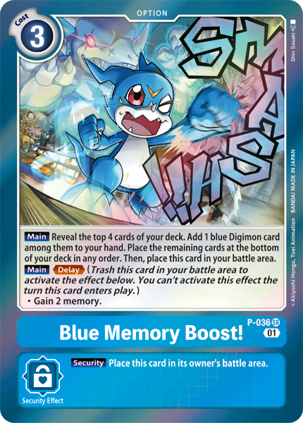 Blue Memory Boost!, P-036