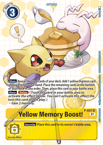Yellow Memory Boost!, P-037-p1