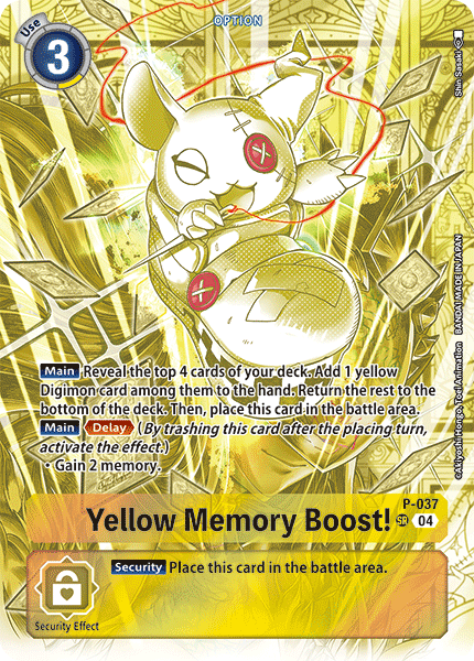Yellow Memory Boost!, P-037-p3