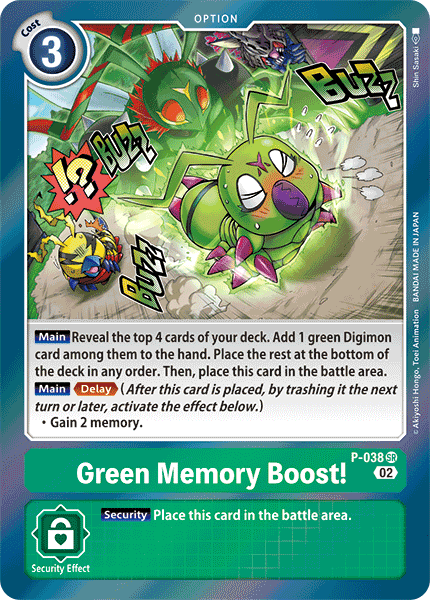 Green Memory Boost!, P-038-p4