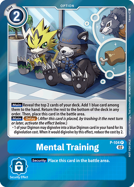 Mental Training, P-104