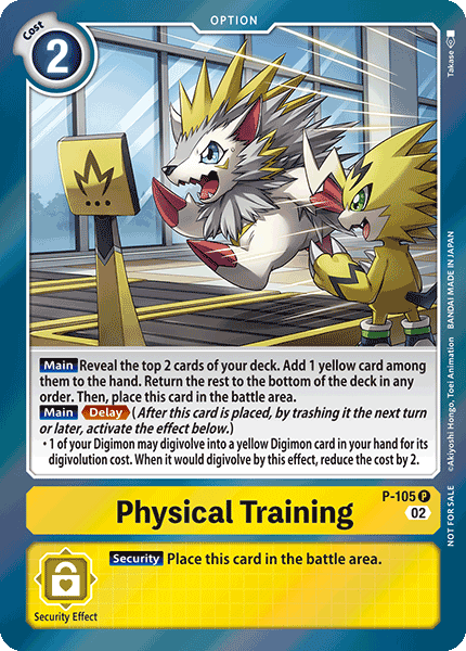 Physical Training, P-105