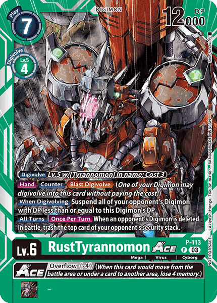 RustTyrannomon Ace, P-113