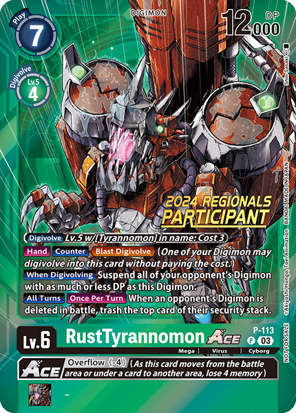 RustTyrannomon Ace, P-113-p1