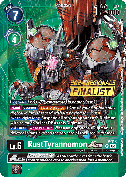 RustTyrannomon Ace, P-113-p2