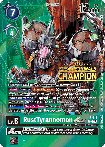 RustTyrannomon Ace, P-113-p3