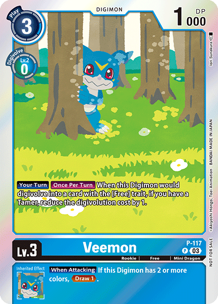 Veemon, P-117-p1