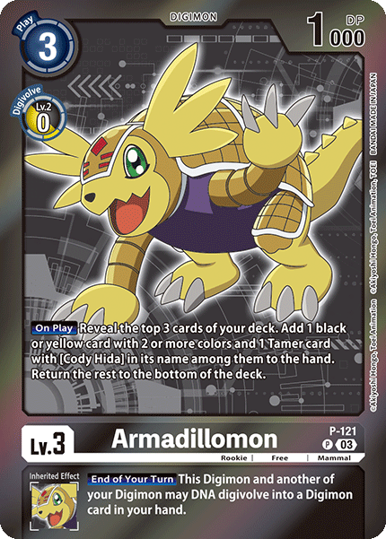 Armadillomon, P-121-p1