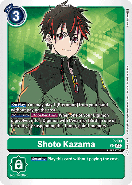 Shoto Kazama, P-133