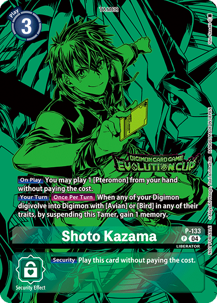 Shoto Kazama, P-133-p1