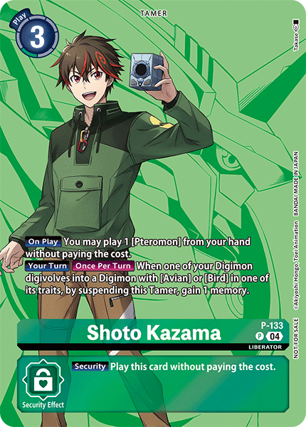 Shoto Kazama, P-133-p3