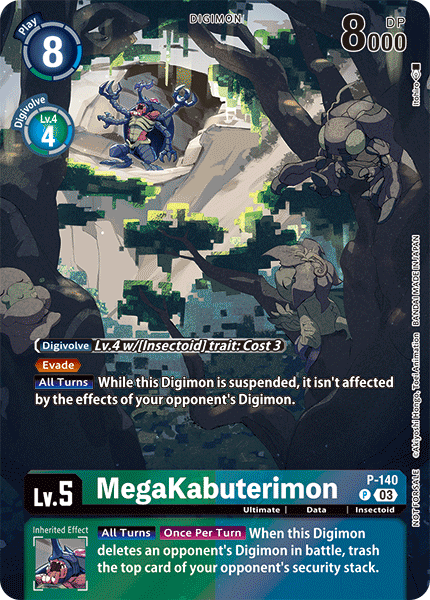MegaKabuterimon, P-140