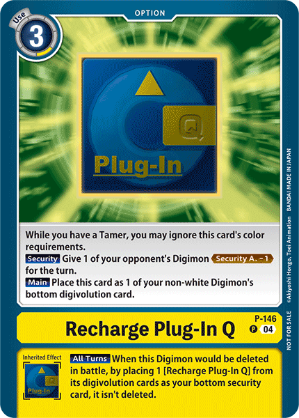 Recharge Plug-In Q, P-146