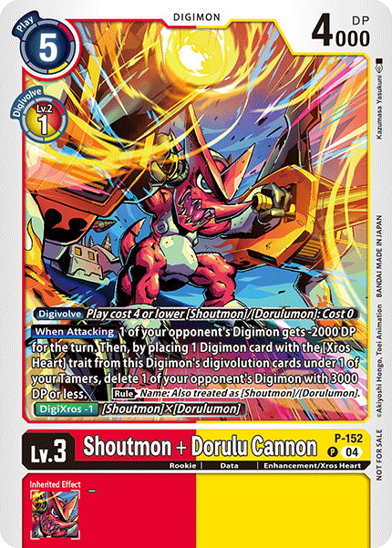 Shoutmon + Dorulu Cannon, P-152