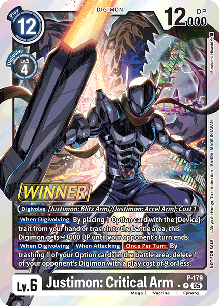 Justimon: Critical Arm, P-179-p1