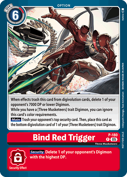 Bind Red Trigger, P-180