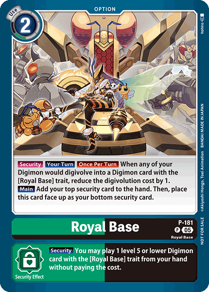 Royal Base, P-181