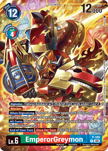 EmperorGreymon, P-185