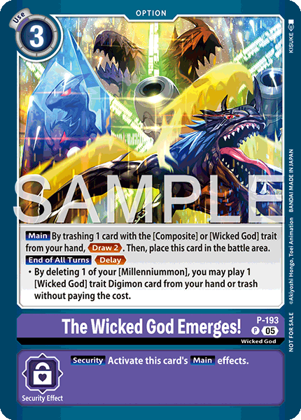 The Wicked God Emerges!, P-193