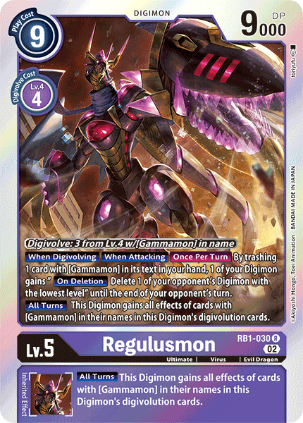 Regulusmon, RB1-030