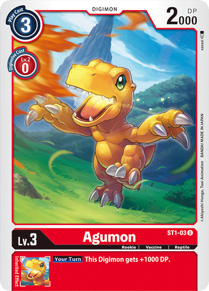 Agumon, ST1-03