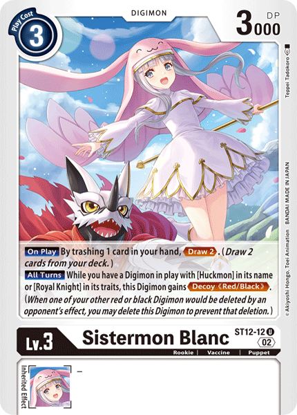 Sistermon Blanc, ST12-12