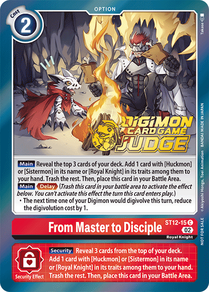 From Master to Disciple, ST12-15-p1
