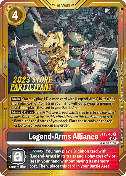 Legend-Arms Alliance, ST13-16-p2