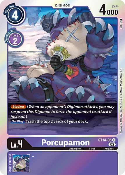 Porcupamon, ST14-05