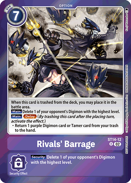 Rivals' Barrage, ST14-12-p1
