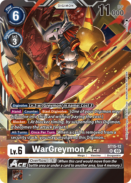 WarGreymon Ace, ST15-12