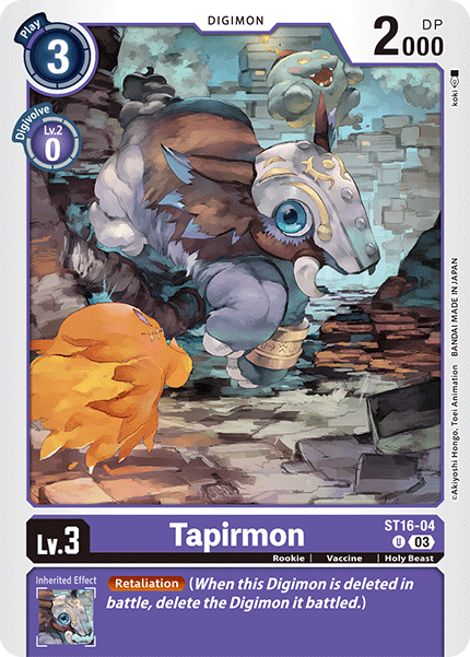 Tapirmon, ST16-04