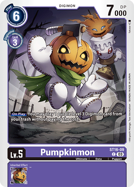 Pumpkinmon, ST16-09