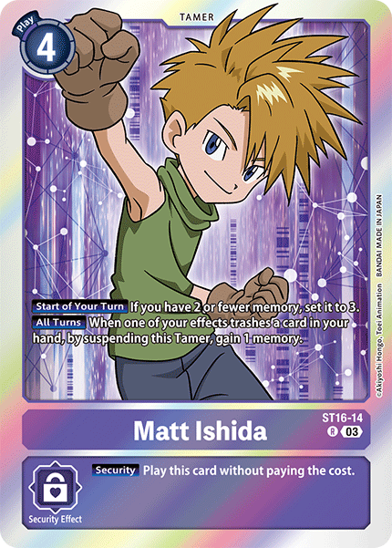 Matt Ishida, ST16-14